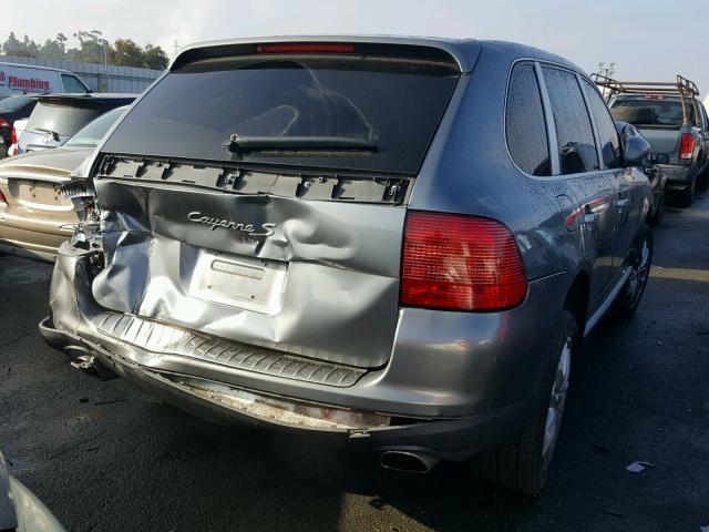 WP1AB29P54LA64645 - 2004 PORSCHE CAYENNE S GRAY photo 4