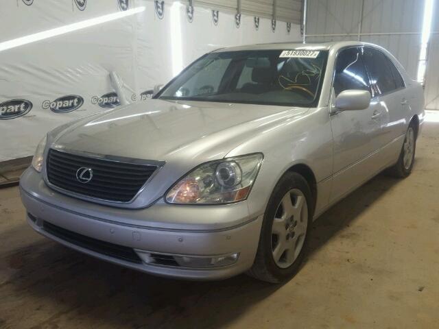 JTHBN36F855007312 - 2005 LEXUS LS 430 SILVER photo 2