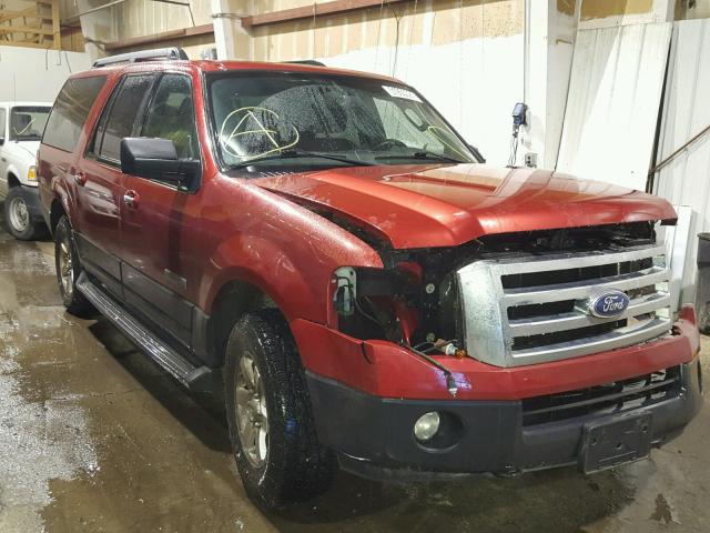 1FMFK16537LA86180 - 2007 FORD EXPEDITION BURGUNDY photo 1