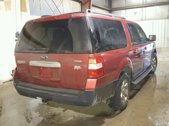 1FMFK16537LA86180 - 2007 FORD EXPEDITION BURGUNDY photo 4