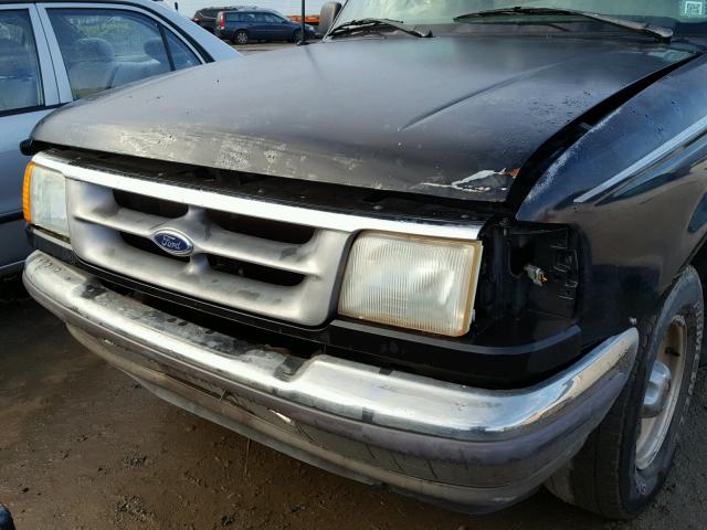 1FTCR10A8TUB94372 - 1996 FORD RANGER BLACK photo 9