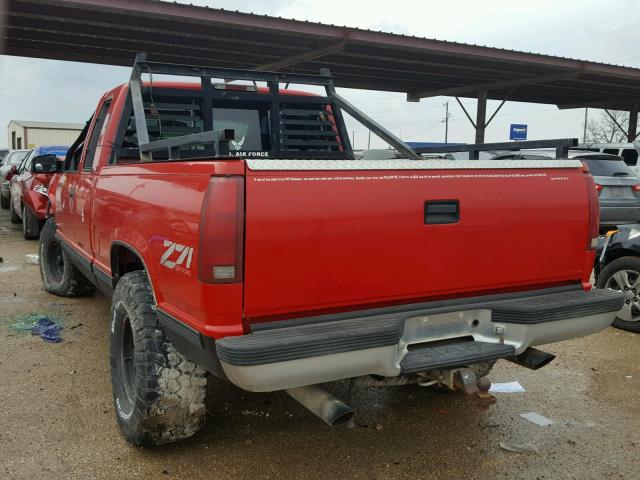 1GTEK19K9SE536770 - 1995 GMC SIERRA K15 RED photo 3