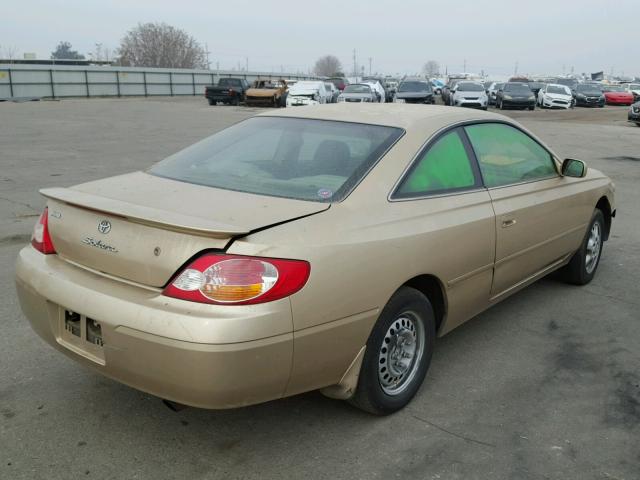 2T1CE22P92C010944 - 2002 TOYOTA CAMRY SOLA GOLD photo 4