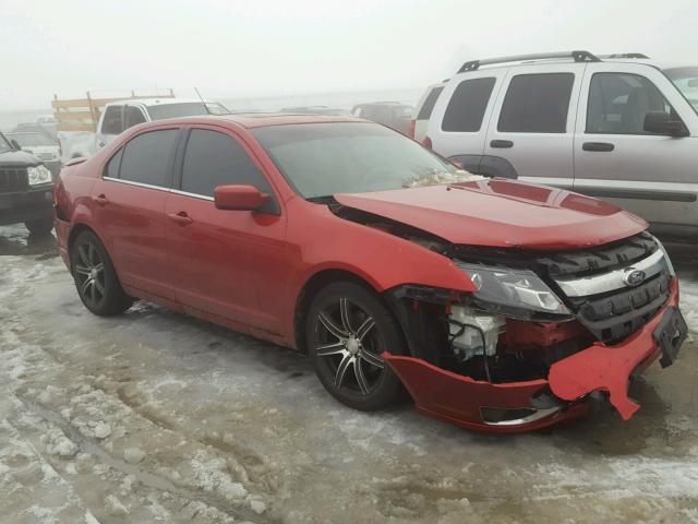 3FAHP0JA9AR417372 - 2010 FORD FUSION SEL RED photo 1