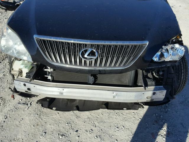 2T2HA31U75C060109 - 2005 LEXUS RX 330 BLACK photo 7