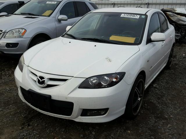 JM1BK324881105802 - 2008 MAZDA 3 S WHITE photo 2