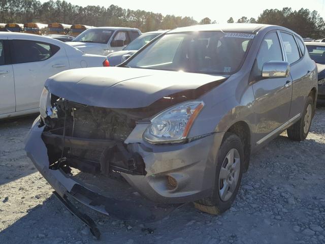 JN8AS5MV1DW132970 - 2013 NISSAN ROGUE S GRAY photo 2