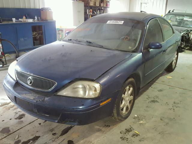 1MEFM50U84A608748 - 2004 MERCURY SABLE GS BLUE photo 2