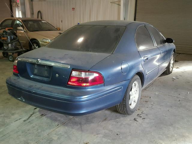 1MEFM50U84A608748 - 2004 MERCURY SABLE GS BLUE photo 4