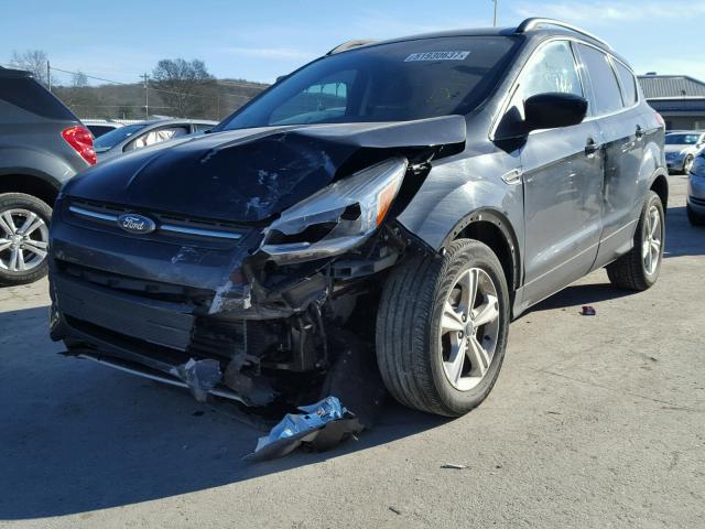 1FMCU0GX2EUB80372 - 2014 FORD ESCAPE SE BLACK photo 2