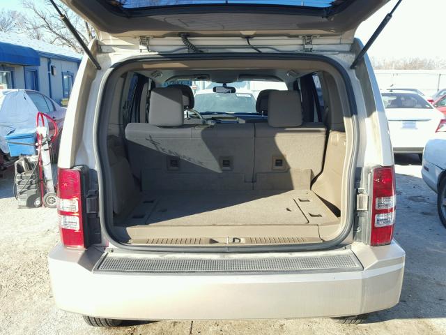 1J4PP2GK0AW102310 - 2010 JEEP LIBERTY SP TAN photo 9