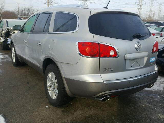 5GAEV13708J126419 - 2008 BUICK ENCLAVE CX SILVER photo 3