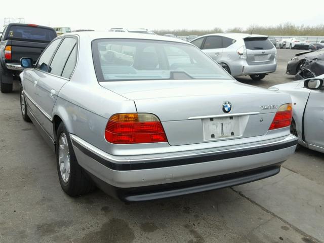 WBAGG8347YDN78489 - 2000 BMW 740 I AUTO SILVER photo 3