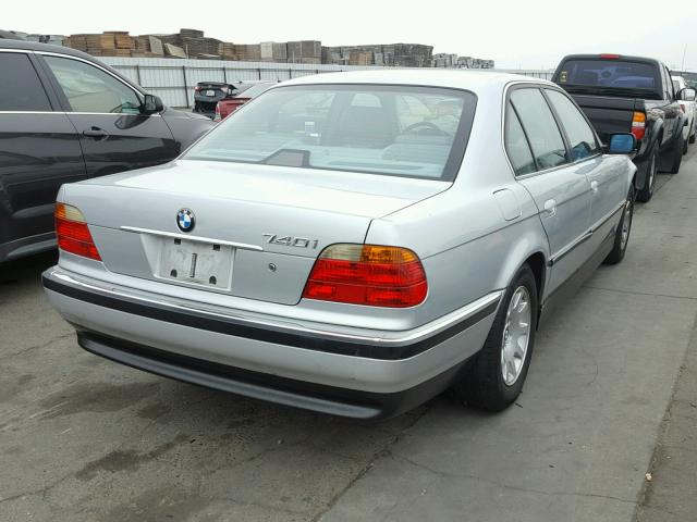 WBAGG8347YDN78489 - 2000 BMW 740 I AUTO SILVER photo 4