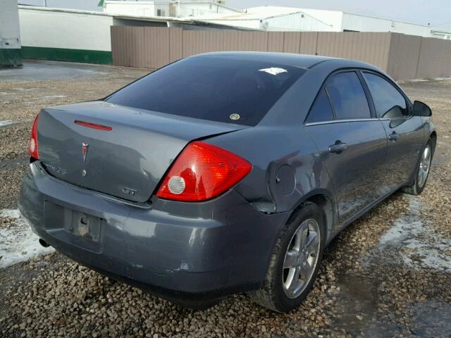 1G2ZH57N084288884 - 2008 PONTIAC G6 GT GRAY photo 4