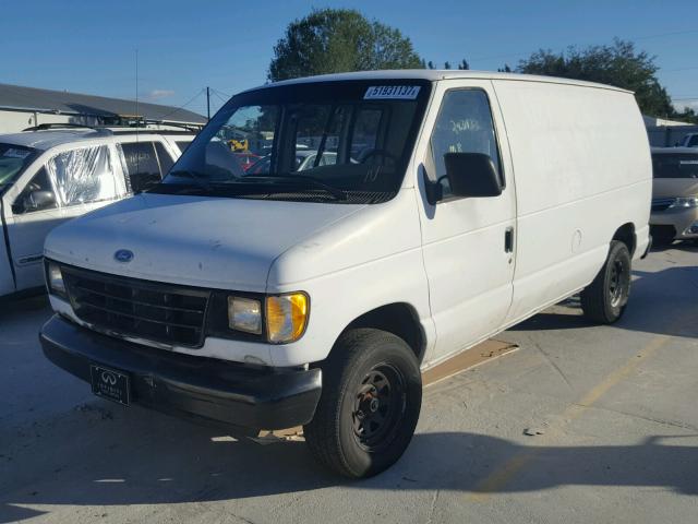 1FTEE14Y3RHB62491 - 1994 FORD ECONOLINE WHITE photo 2