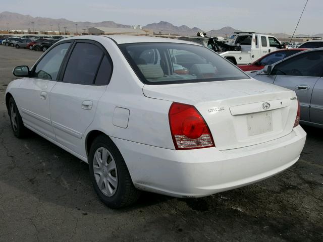 KMHDN46D45U068172 - 2005 HYUNDAI ELANTRA GL WHITE photo 3