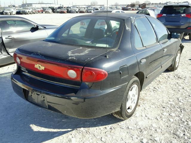 1G1JC52F857121747 - 2005 CHEVROLET CAVALIER BLACK photo 4