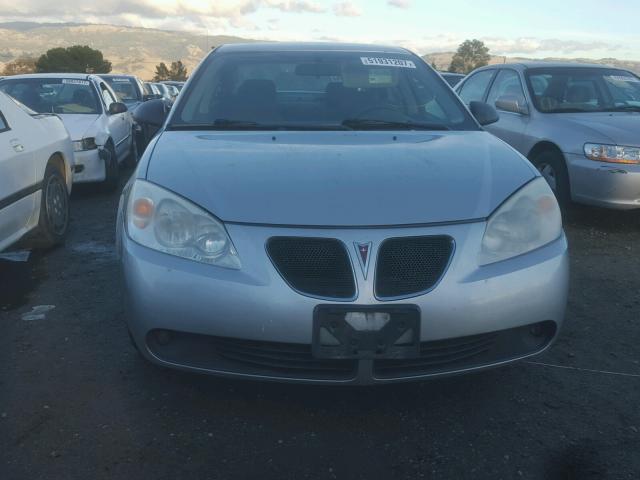 1G2ZG558864207840 - 2006 PONTIAC G6 SE1 SILVER photo 9