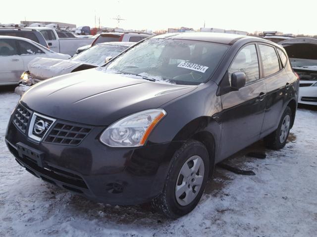 JN8AS58T38W300767 - 2008 NISSAN ROGUE S BLACK photo 2