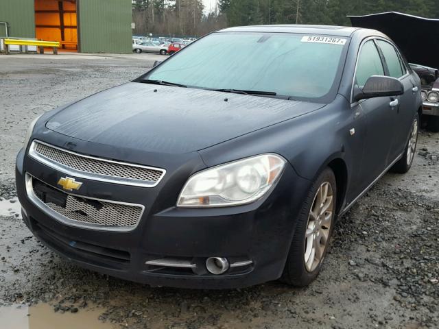 1G1ZK57798F170053 - 2008 CHEVROLET MALIBU LTZ BLACK photo 2