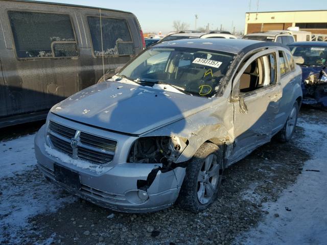 1B3CB3HA8BD297926 - 2011 DODGE CALIBER MA SILVER photo 2