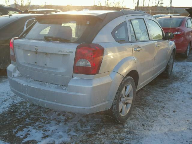 1B3CB3HA8BD297926 - 2011 DODGE CALIBER MA SILVER photo 4