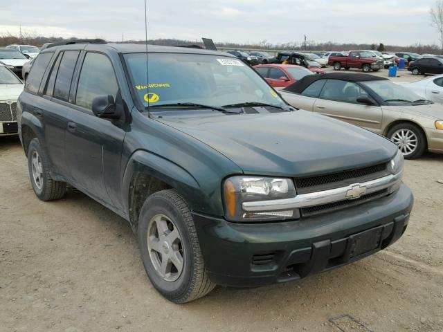 1GNDS13S042415495 - 2004 CHEVROLET TRAILBLAZE GREEN photo 1