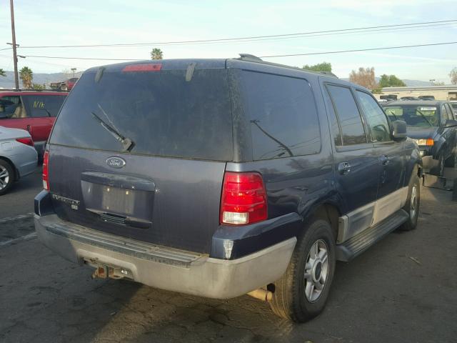 1FMRU15W73LB44853 - 2003 FORD EXPEDITION BLUE photo 4