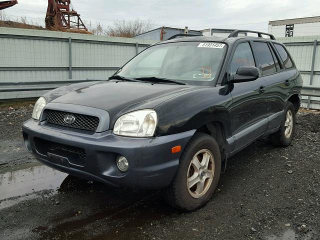 KM8SC13D03U387842 - 2003 HYUNDAI SANTA FE G BLACK photo 2