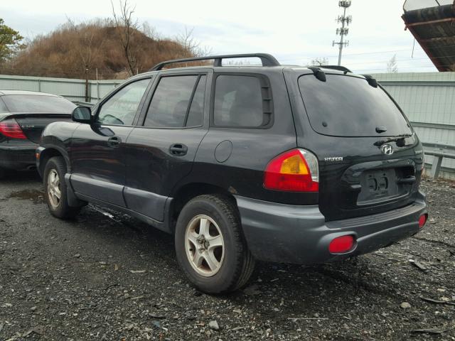 KM8SC13D03U387842 - 2003 HYUNDAI SANTA FE G BLACK photo 3