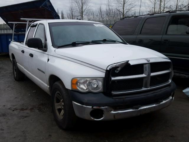 1D7HA18Z03J544589 - 2003 DODGE RAM 1500 S WHITE photo 1