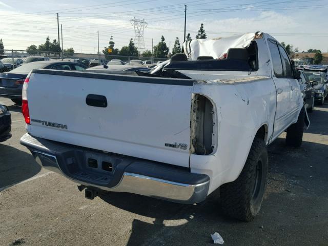 5TBET34174S440374 - 2004 TOYOTA TUNDRA DOU WHITE photo 4