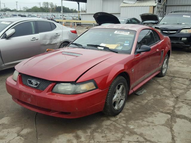 1FAFP40482F109361 - 2002 FORD MUSTANG RED photo 2