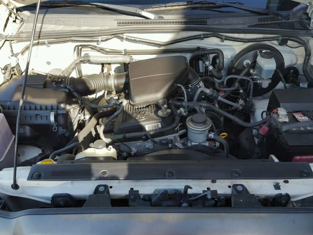 5TENX22N18Z484682 - 2008 TOYOTA TACOMA WHITE photo 7