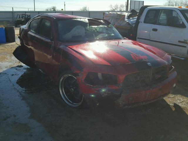 2B3KA43R37H719564 - 2007 DODGE CHARGER SE RED photo 1