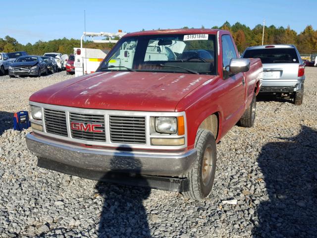 1GTFK24K6JZ500530 - 1988 GMC GMT-400 K2 RED photo 2