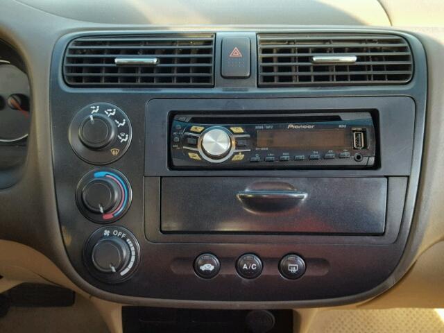 2HGES26773H541435 - 2003 HONDA CIVIC EX მუქწითელი ფოტო 9