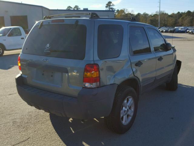 1FMYU031X7KA84611 - 2007 FORD ESCAPE XLT GREEN photo 4