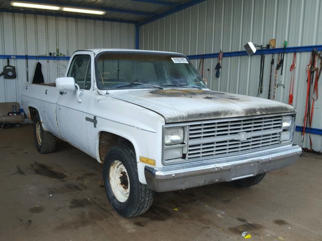 1GCGC24M9EJ107340 - 1984 CHEVROLET C20 WHITE photo 1