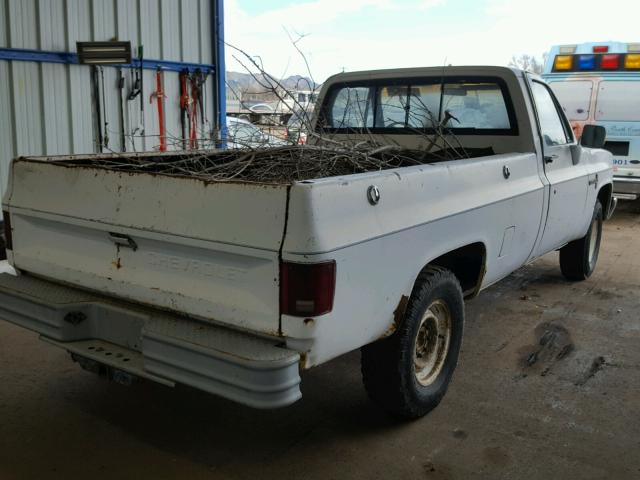 1GCGC24M9EJ107340 - 1984 CHEVROLET C20 WHITE photo 4