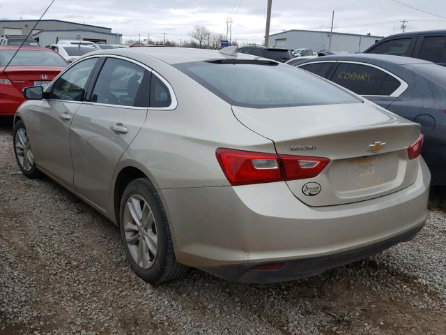 1G1ZE5ST7GF229210 - 2016 CHEVROLET MALIBU LT GOLD photo 3