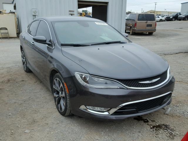 1C3CCCCG8FN501538 - 2015 CHRYSLER 200 C BLACK photo 1