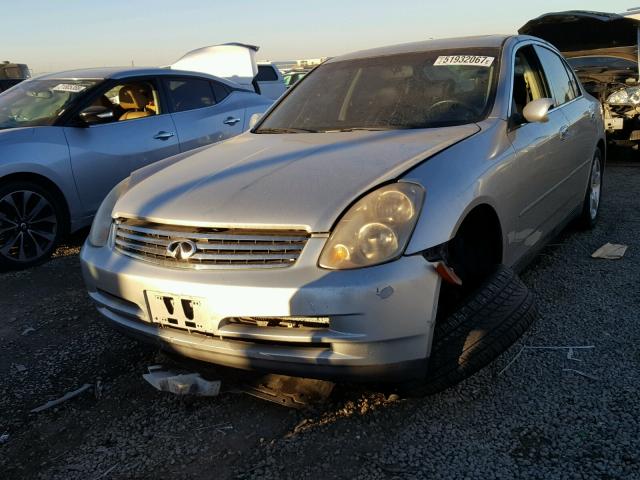 JNKCV51E63M327388 - 2003 INFINITI G35 SILVER photo 2