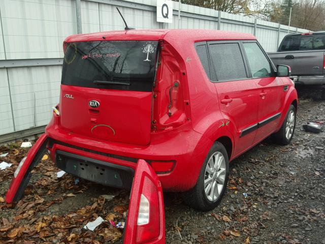 KNDJT2A65D7557672 - 2013 KIA SOUL + RED photo 4