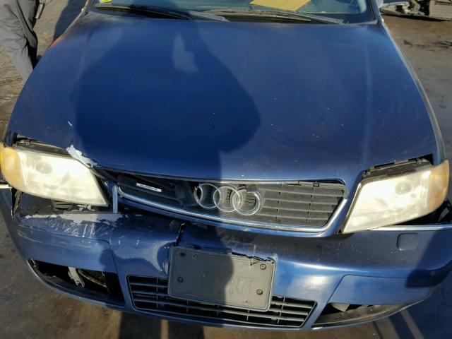 WAUBA34B5WN178319 - 1998 AUDI A6 2.8 QUA BLUE photo 7