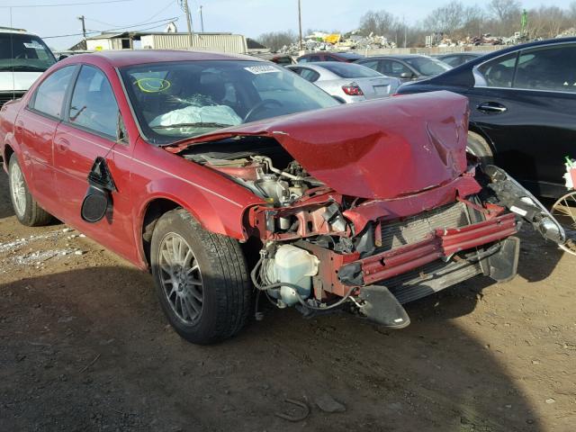 1C3EL56R76N216041 - 2006 CHRYSLER SEBRING TO MAROON photo 1