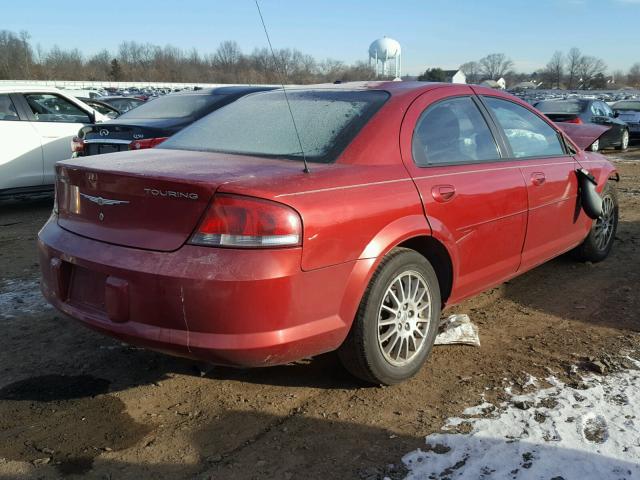 1C3EL56R76N216041 - 2006 CHRYSLER SEBRING TO MAROON photo 4