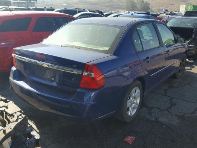 1G1ZT53F86F265341 - 2006 CHEVROLET MALIBU LT BLUE photo 4