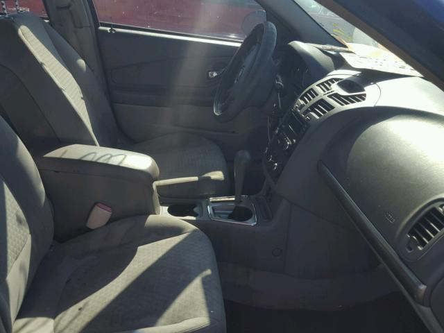 1G1ZT53F86F265341 - 2006 CHEVROLET MALIBU LT Mavi foto 5
